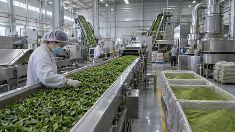 Fábrica China de matcha