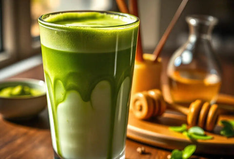 te matcha con leche