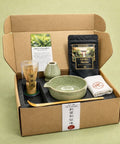 it completo de té matcha Genbu con chawan, chasen, chashaku y matcha ceremonial