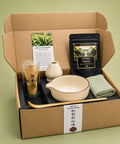Kit completo de té matcha Genbu con chawan, chasen, chashaku y matcha ceremonial